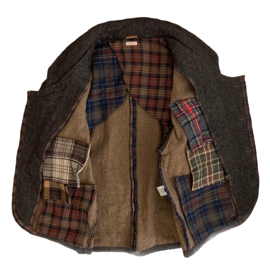 KAPITAL キャピタル ブリティッシュ チェック ウール ジャケット