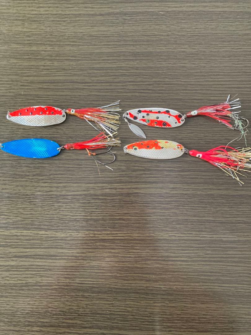 鮭釣りルアー21個 鮭勝クルセイダー 鮭男爵 アトム スーパーブラー タコベイト