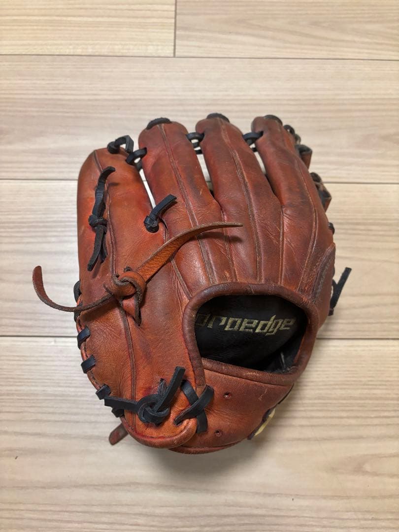 プロエッジ 硬式グローブ 茶色