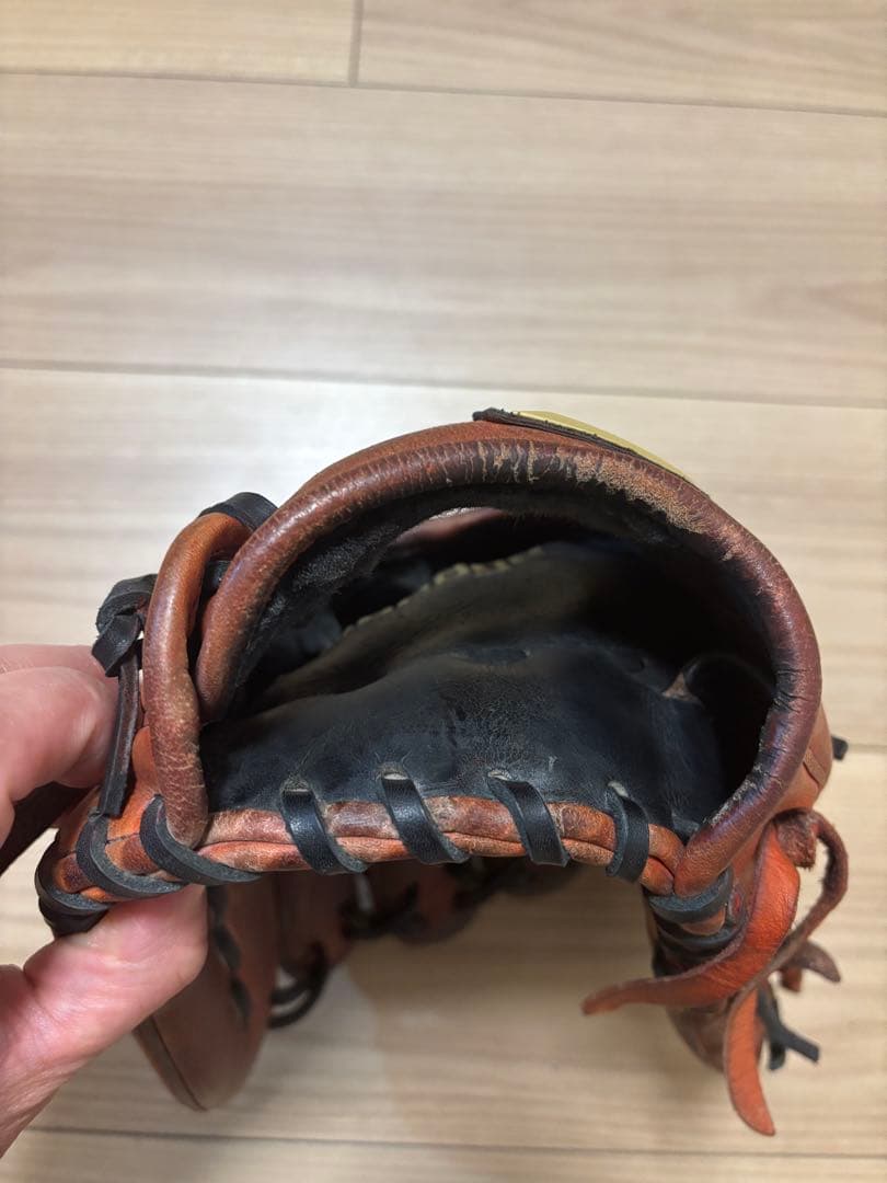 プロエッジ 硬式グローブ 茶色