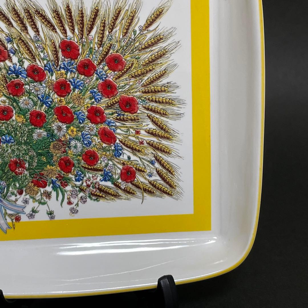 GUCCI グッチ スクエアトレー 花柄 小皿 プレート アクセサリートレー