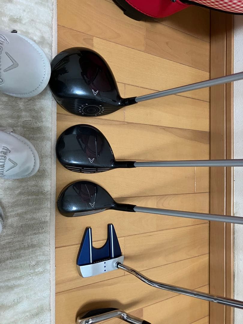 キャロウェイREVAとPEARLY GATES レディース ゴルフクラブセット