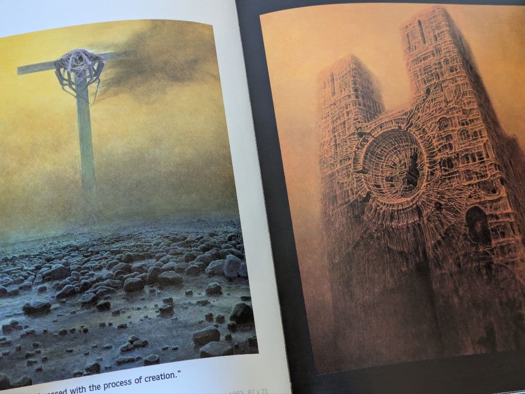 The Fantastic Art of Beksinski ベクシンスキ 画集