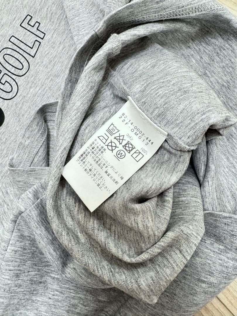 新品同様　BEAMS GOLF 長袖モックネックシャツ グレー　L