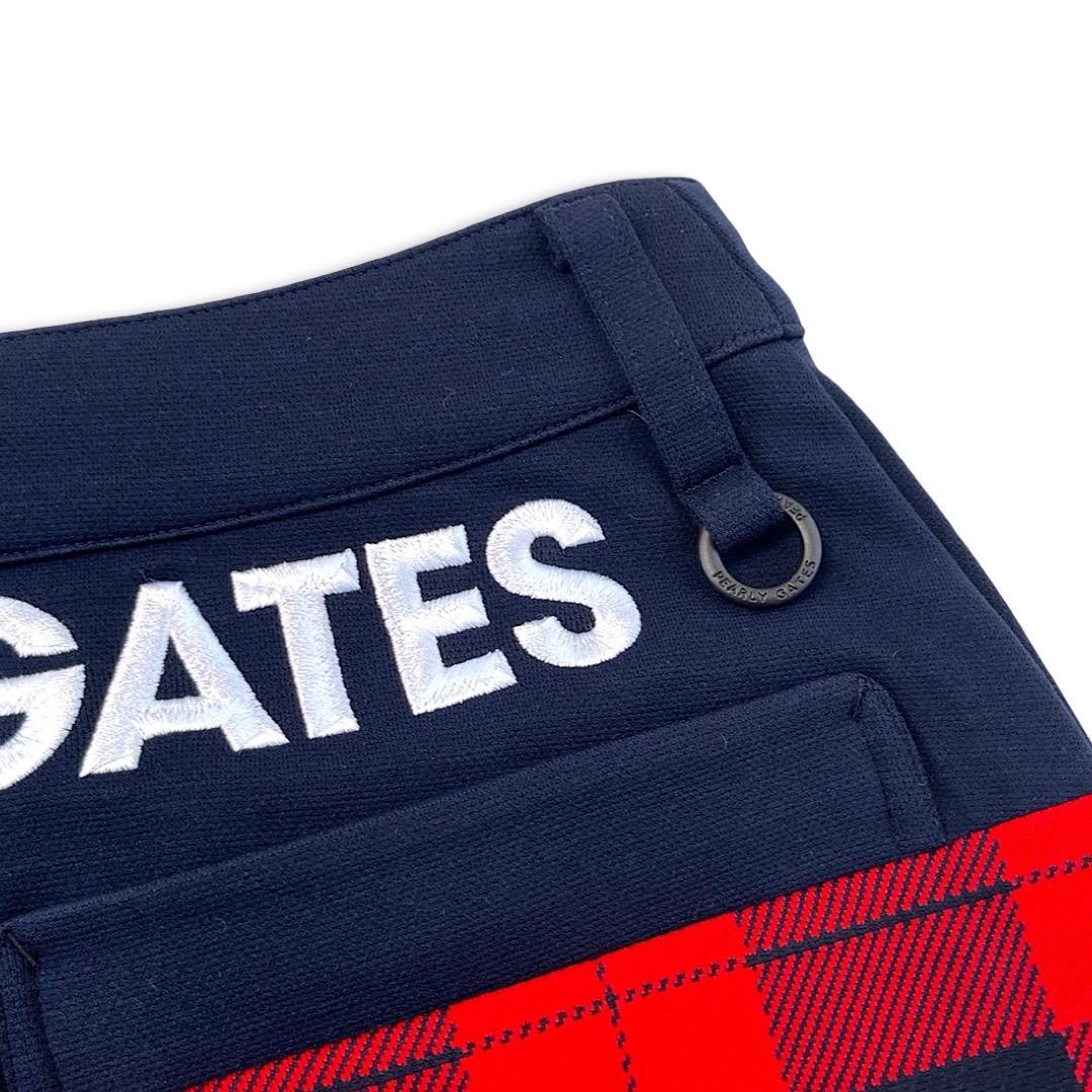 707 パーリーゲイツ定価31,900円 ブッファローチェックスカート 0 M