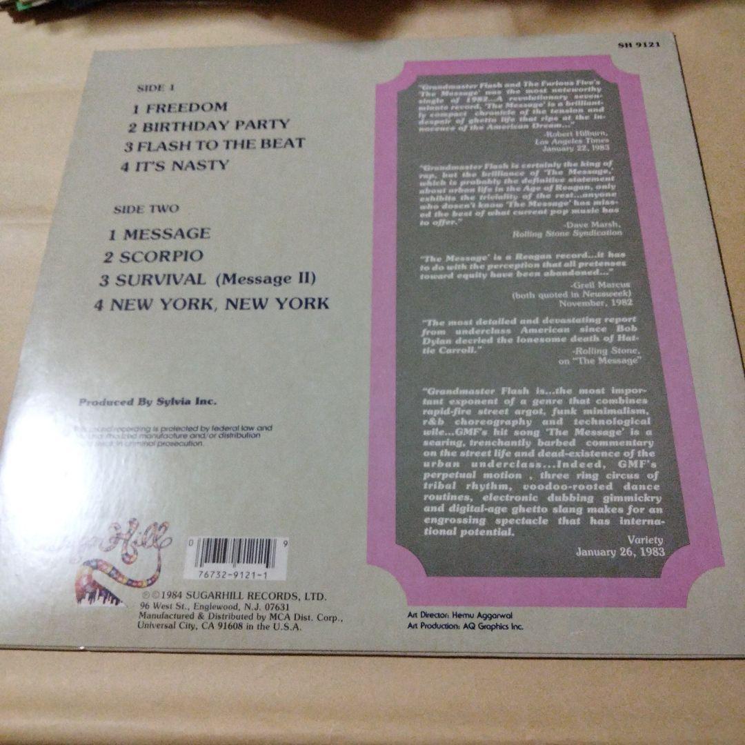 洋楽 Grandmaster Flash and The Furious Five: