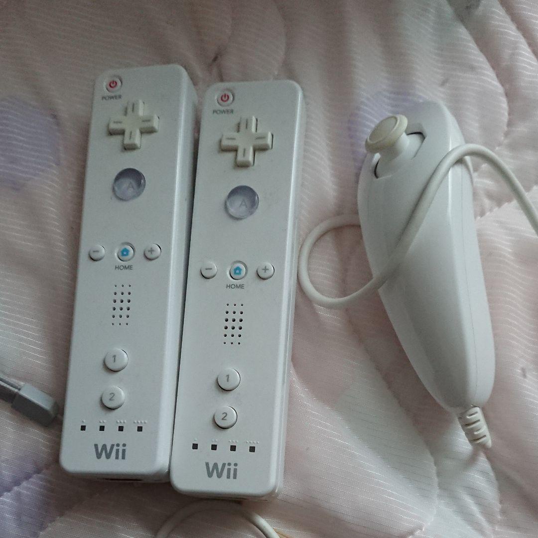 任天堂 Wii ソフト4本、リモコン、コントローラ、Wii fit