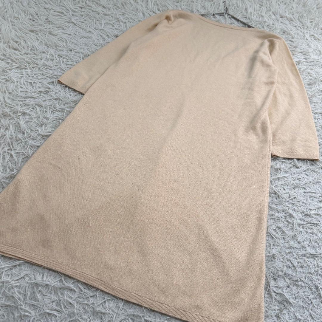 16555✨BV ボッテガヴェネタ カシミヤ100% ワンピース ベージュ 38