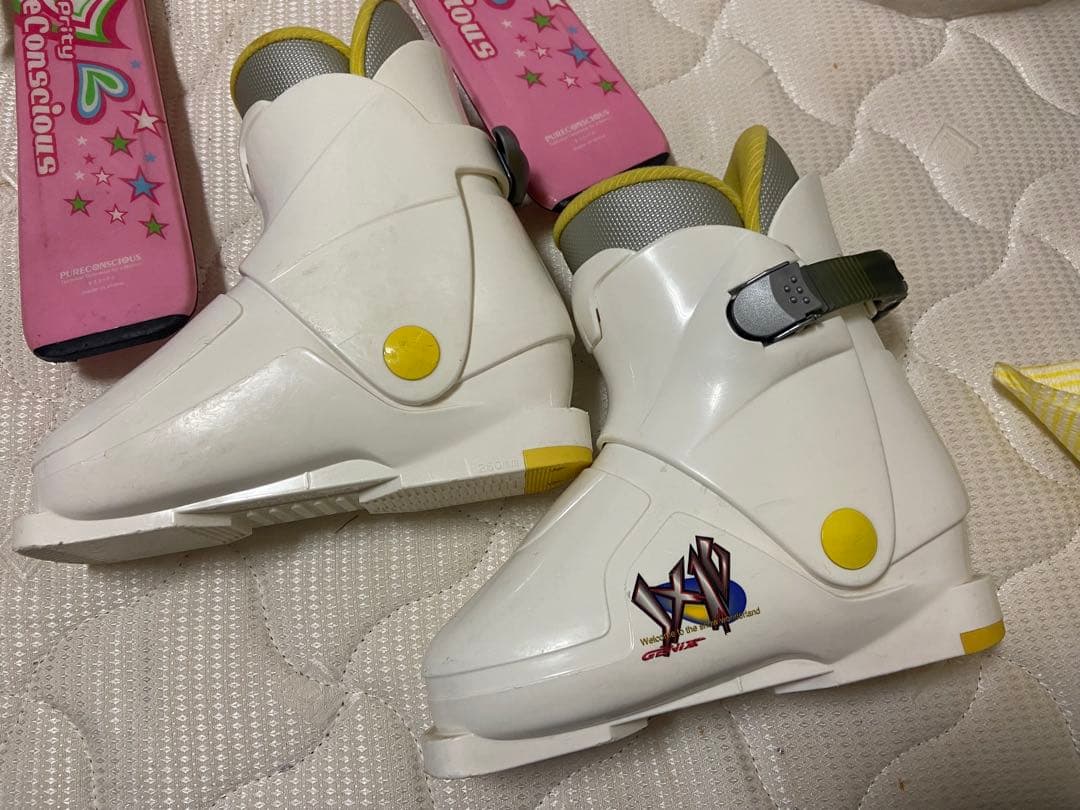 スキーセット　ガールズ　板120cm/ブーツ23cm 中古