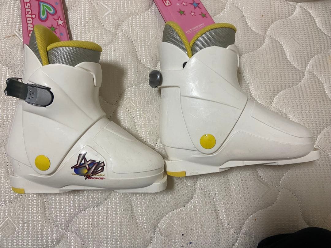 スキーセット　ガールズ　板120cm/ブーツ23cm 中古