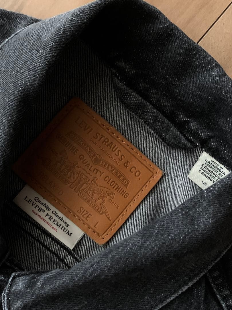 Levi's リーバイス デニムジャケット ブラック L Gジャン 1st