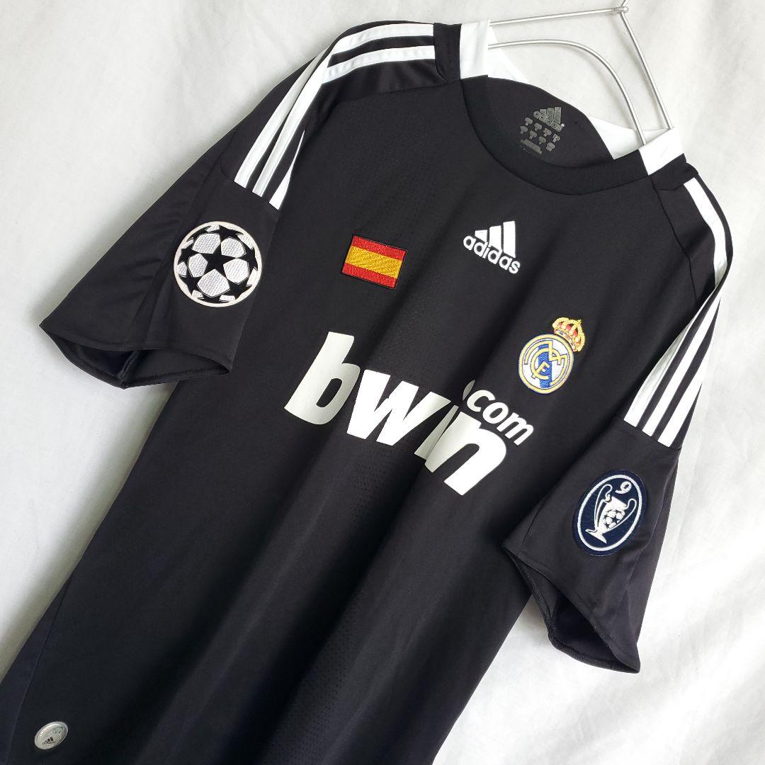 adidas レアル・マドリード08-09 アウェイ 黒 ブラックユニフォーム