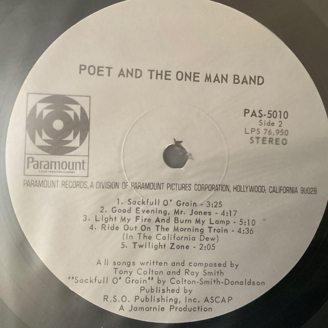 洋楽 POET AND THE ONE MAN BAND
