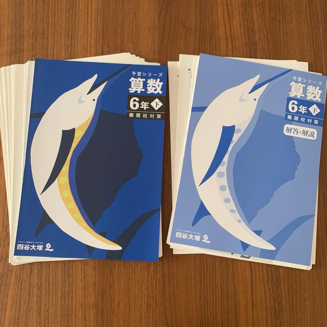 未使用 四谷大塚 2025年版 6年下 難関校対策 セット 予習シリーズ 合不合