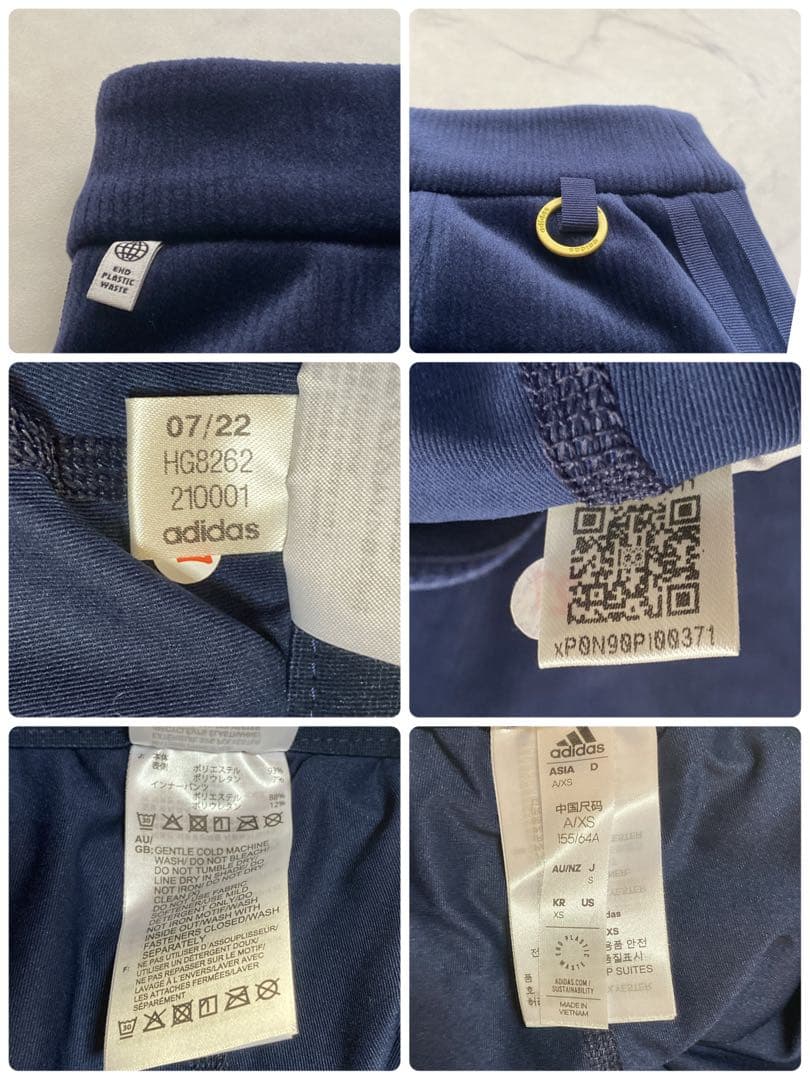 タグ付✨アディダス ゴルフ S セットアップ ジャージ コーデュロイ ネイビー