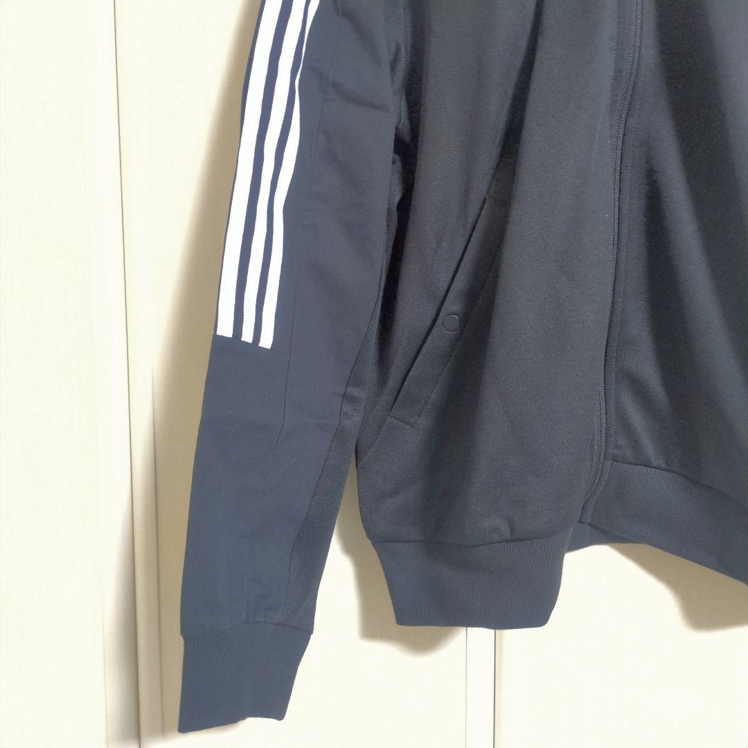 アディダス ジャージジャケット ブラック ネイビー