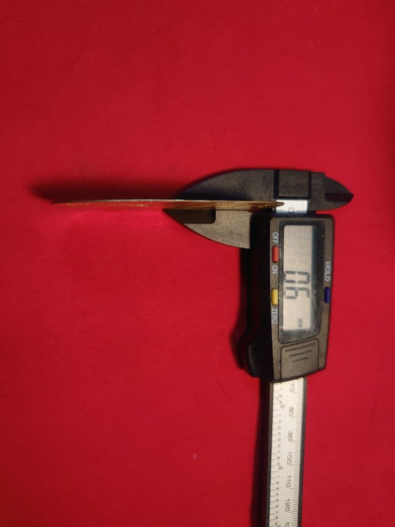 小判 古銭 12,27ｇ 厚さ0,6mm 慶長 骨董品 大判 真贋不明