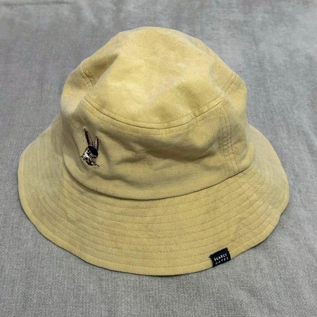 【美品】PEARLY GATES トラッドラビット ハット ベージュ