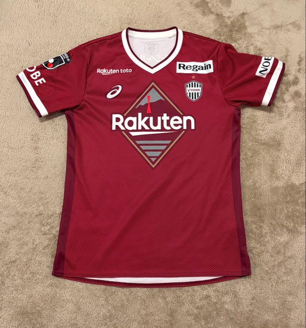 ヴィッセル神戸　大迫　ユニフォーム　サイン　XL