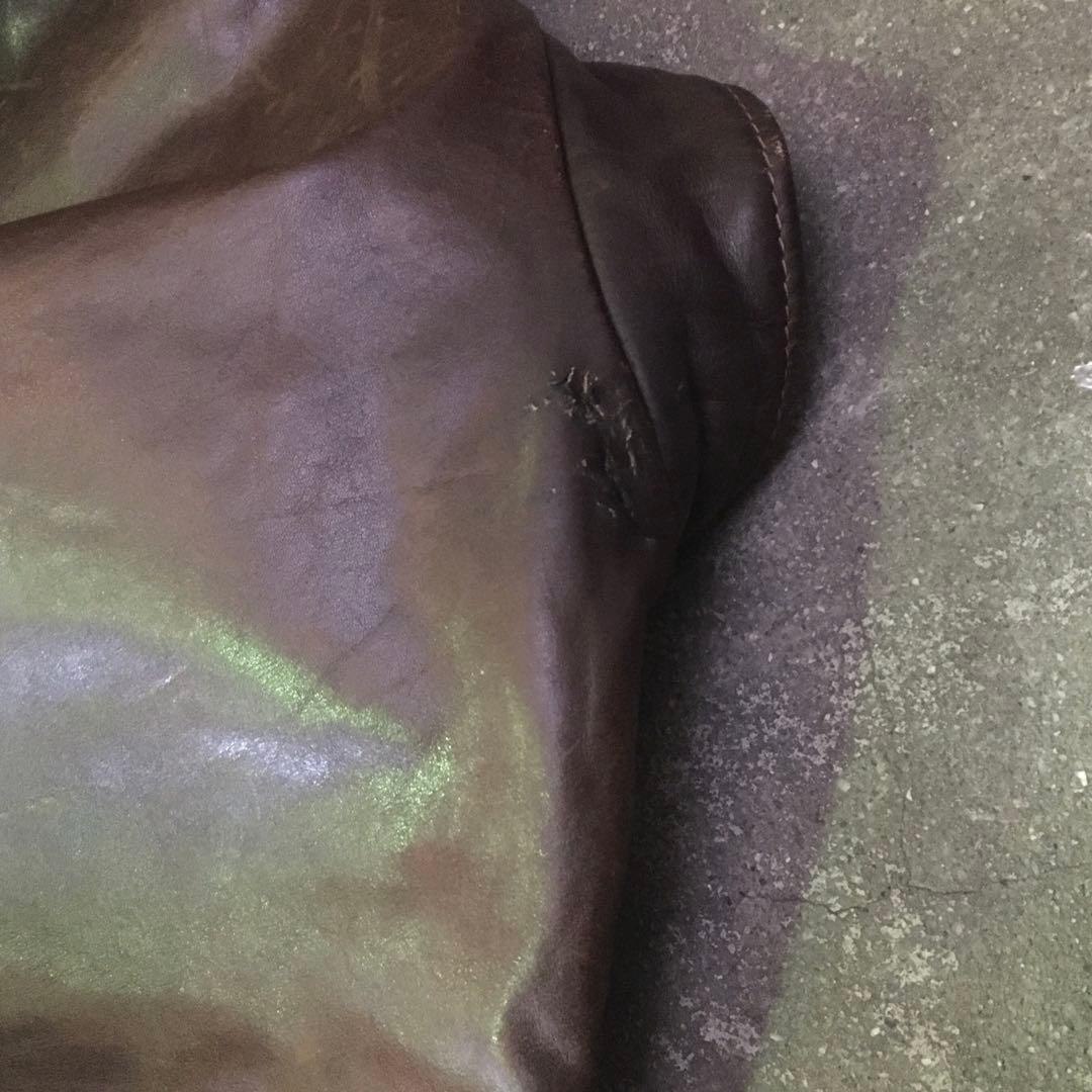 90年代 Schott ショット シングルライダース ブラウン 40 TALON