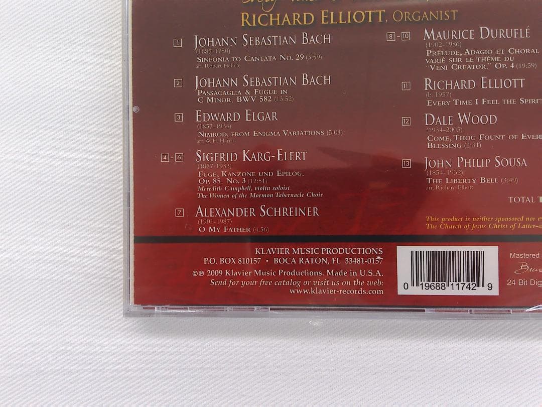 Organ of the Mormon Tabernacle 未開封CD