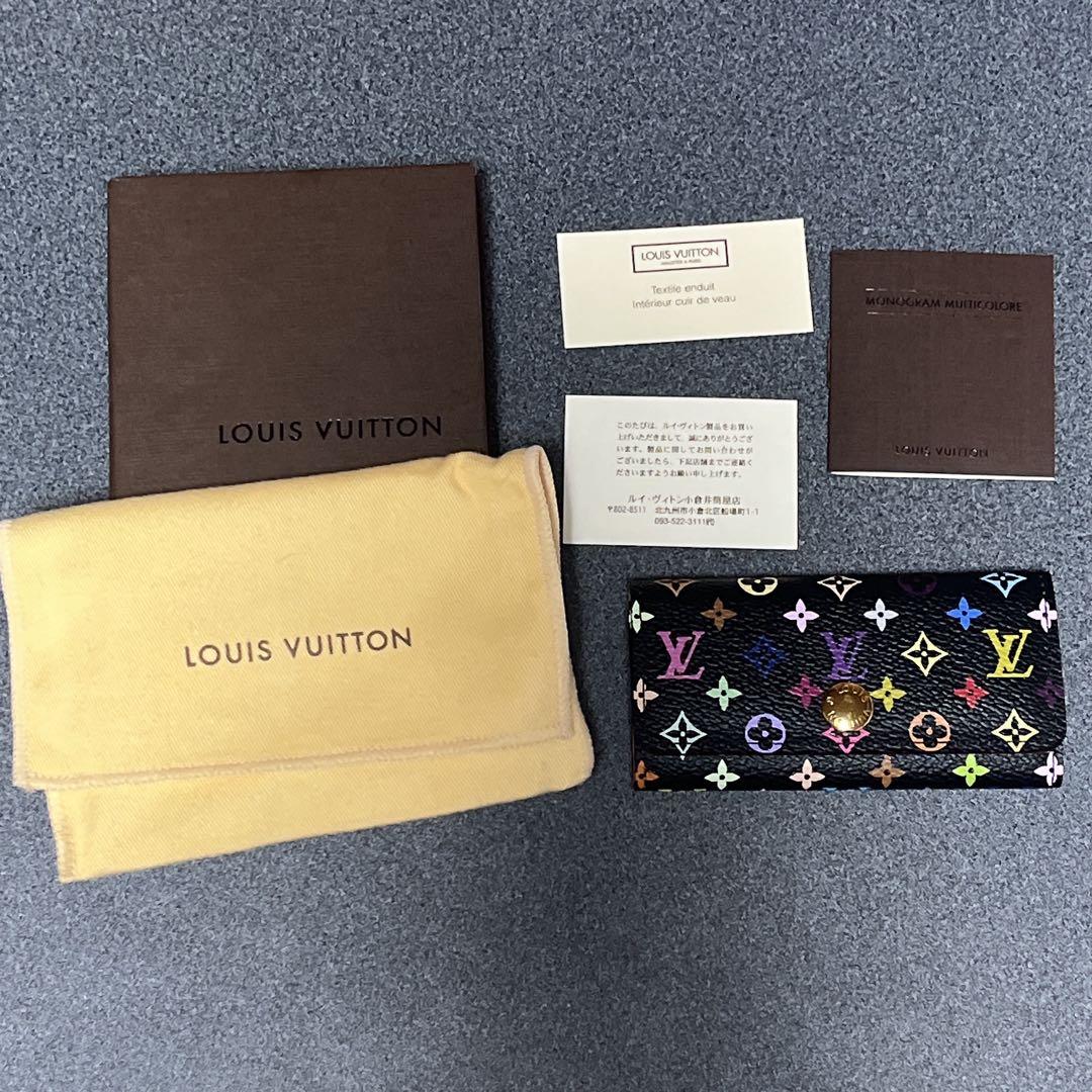 【新品未使用】ルイヴィトン モノグラム マルチカラー 4連 キーケース フランス