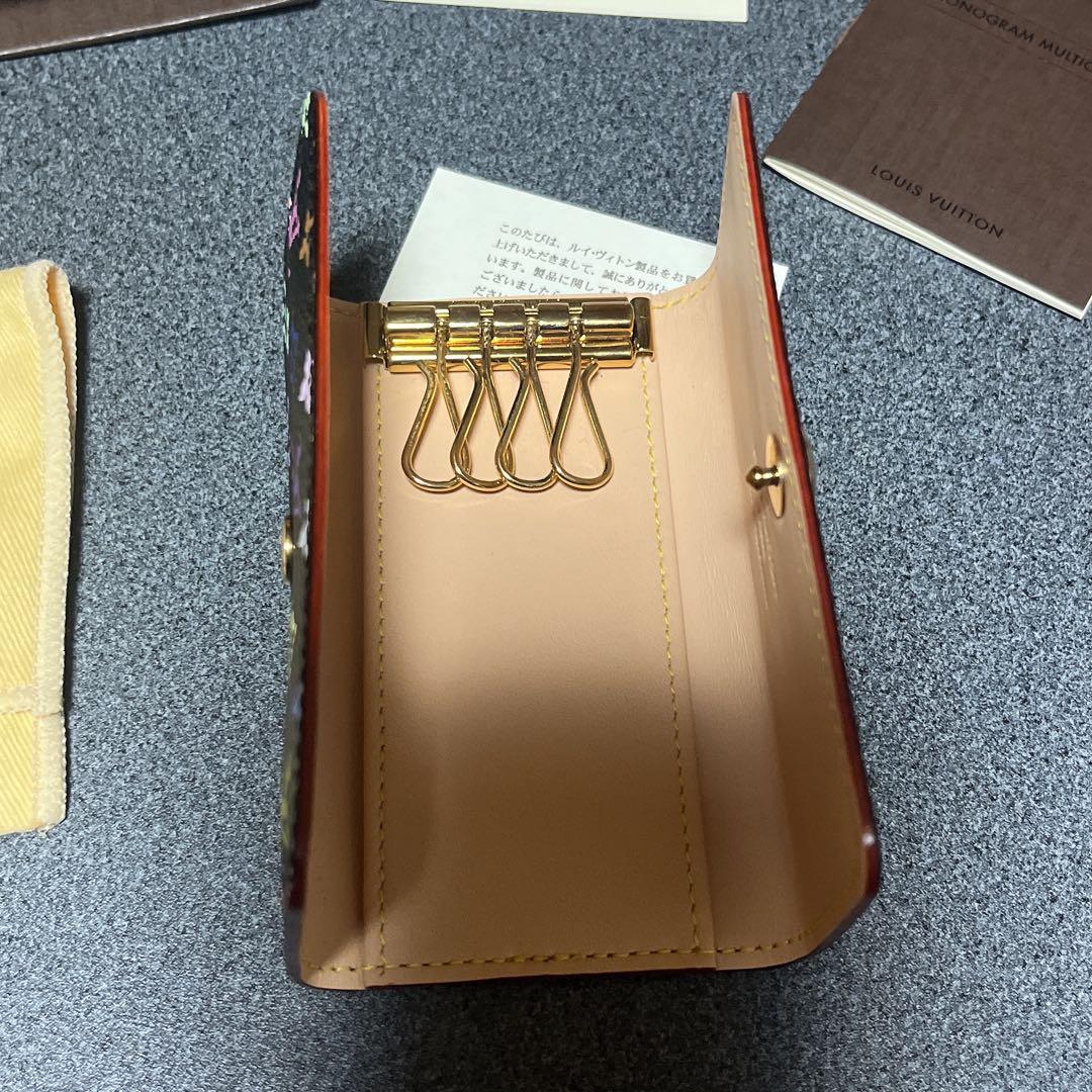 【新品未使用】ルイヴィトン モノグラム マルチカラー 4連 キーケース フランス