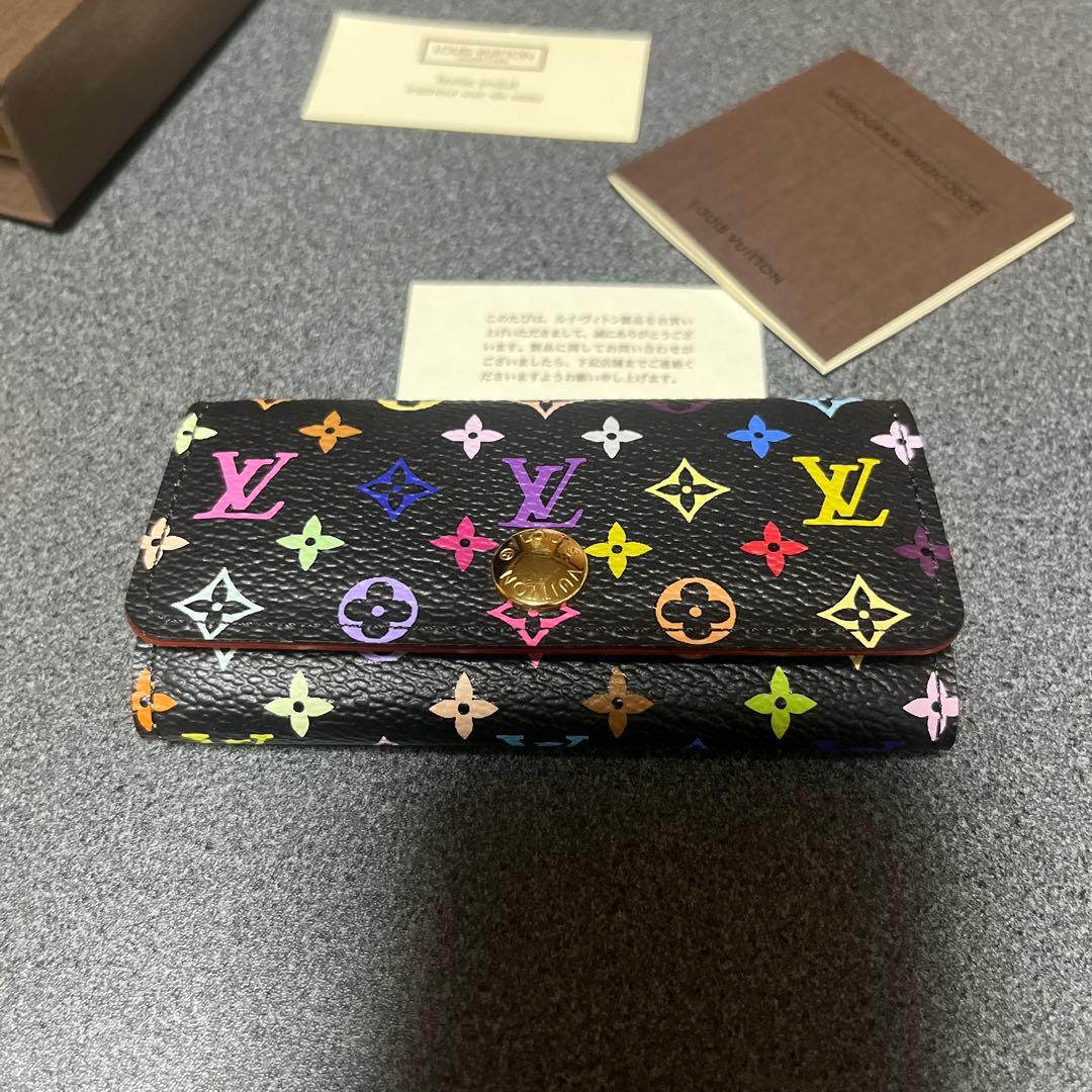【新品未使用】ルイヴィトン モノグラム マルチカラー 4連 キーケース フランス