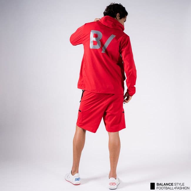 ビースラッシュ / ジップパーカー / 4WAY STRETCH RED