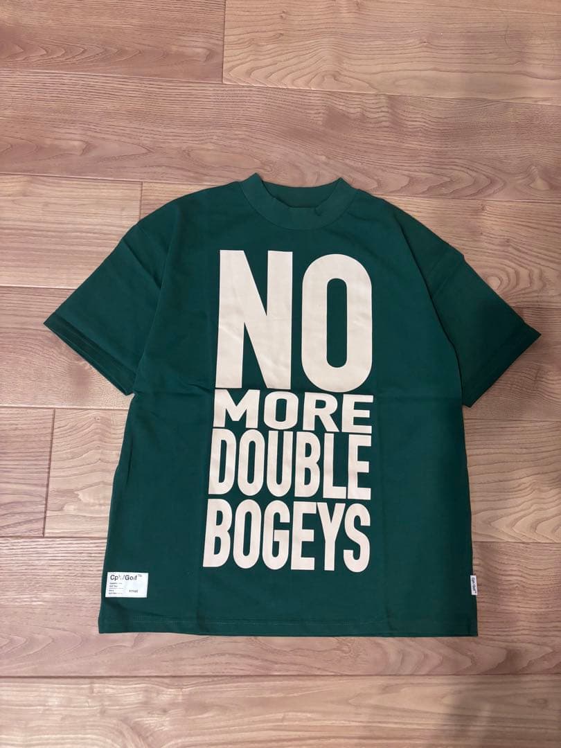 NO MORE DOUBLE BOGEYS ハーフモックネックシャツ