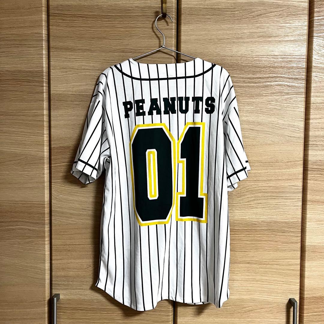 USJ ピーナッツ スヌーピー ベースボールシャツ メッシュシャツ 新品未使用
