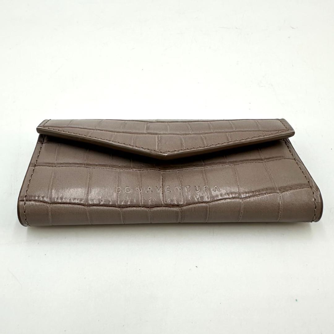 BONAVENTURA ボナベンチュラ 4連キーケース クロコ型押し 男女兼用