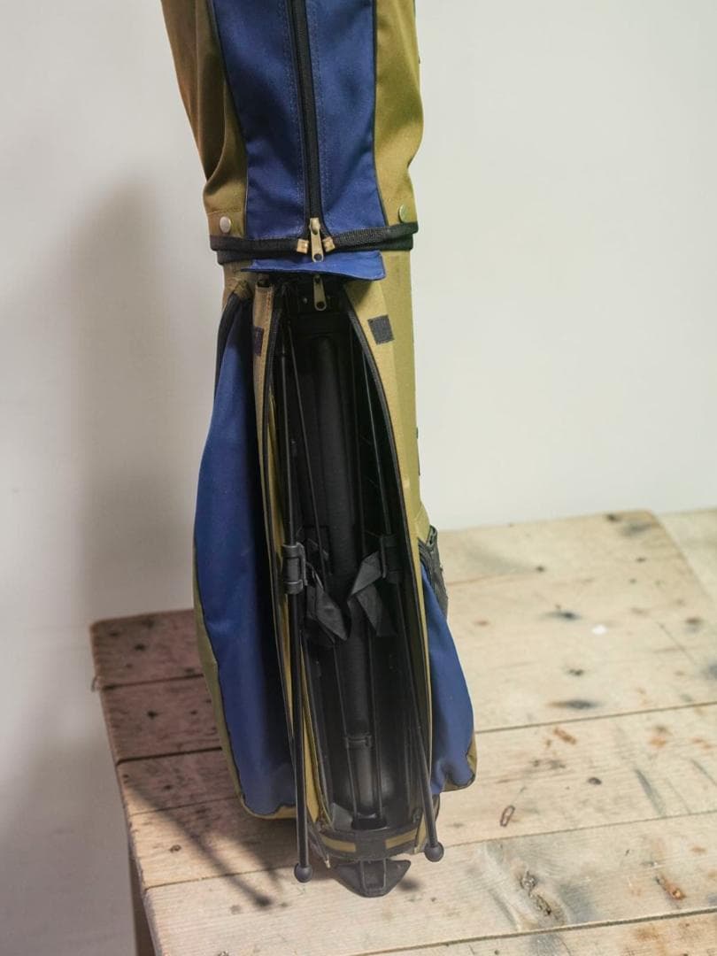 送料無料/美品Ken Collection スタンド式キャディ オリーブグリーン