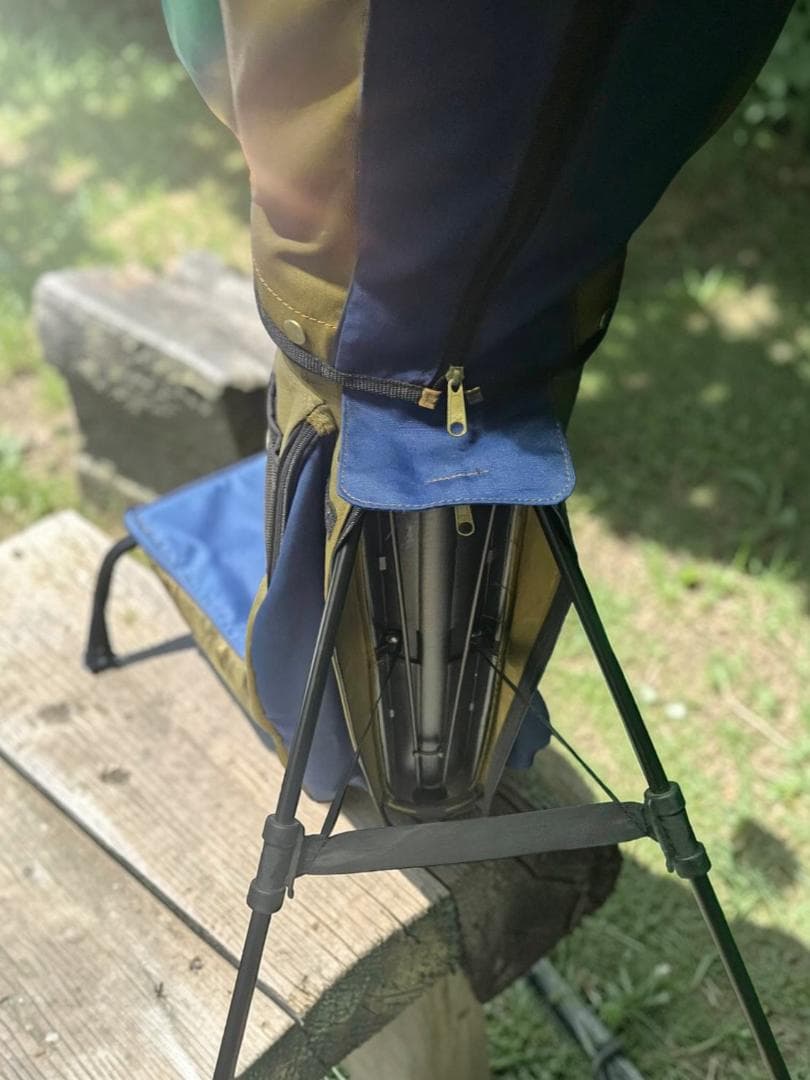 送料無料/美品Ken Collection スタンド式キャディ オリーブグリーン