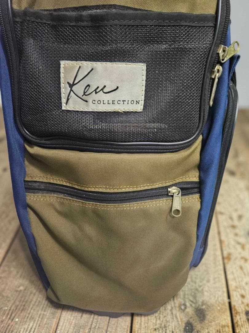 送料無料/美品Ken Collection スタンド式キャディ オリーブグリーン