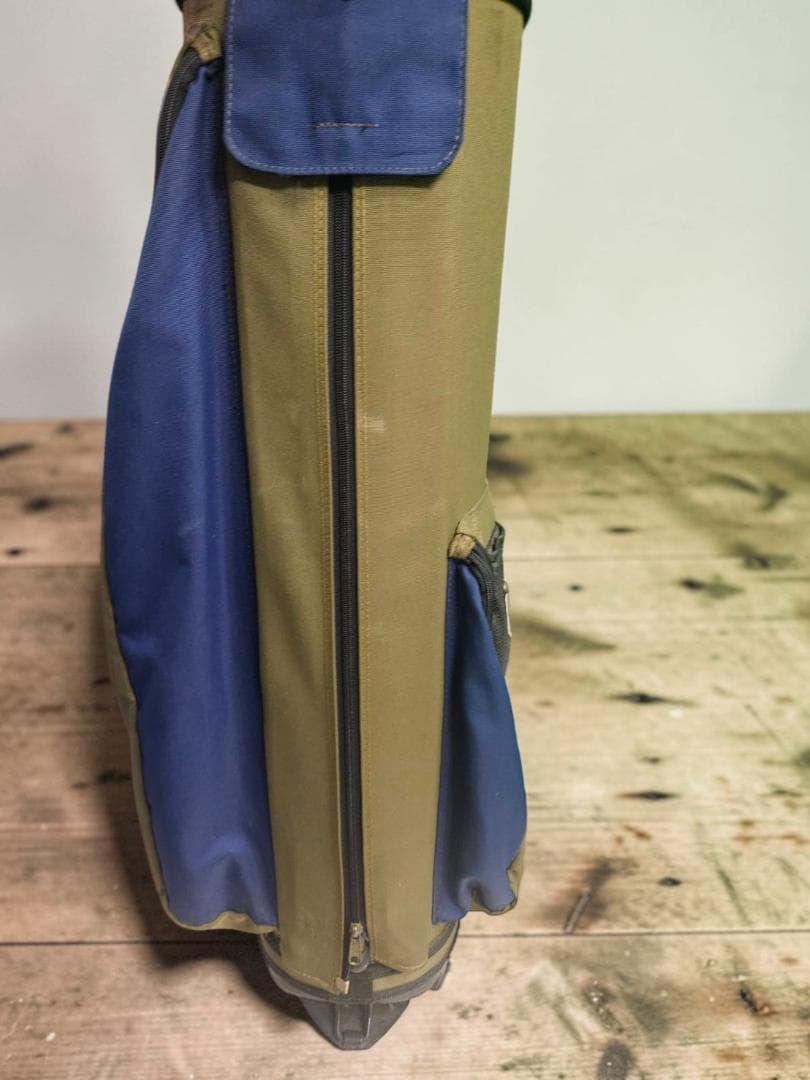 送料無料/美品Ken Collection スタンド式キャディ オリーブグリーン