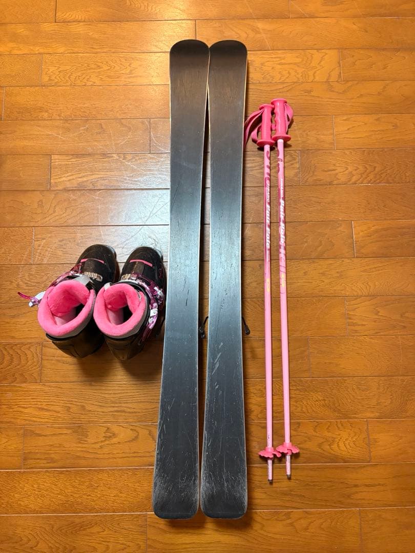 Nishizawa ピンク スキー板 セット