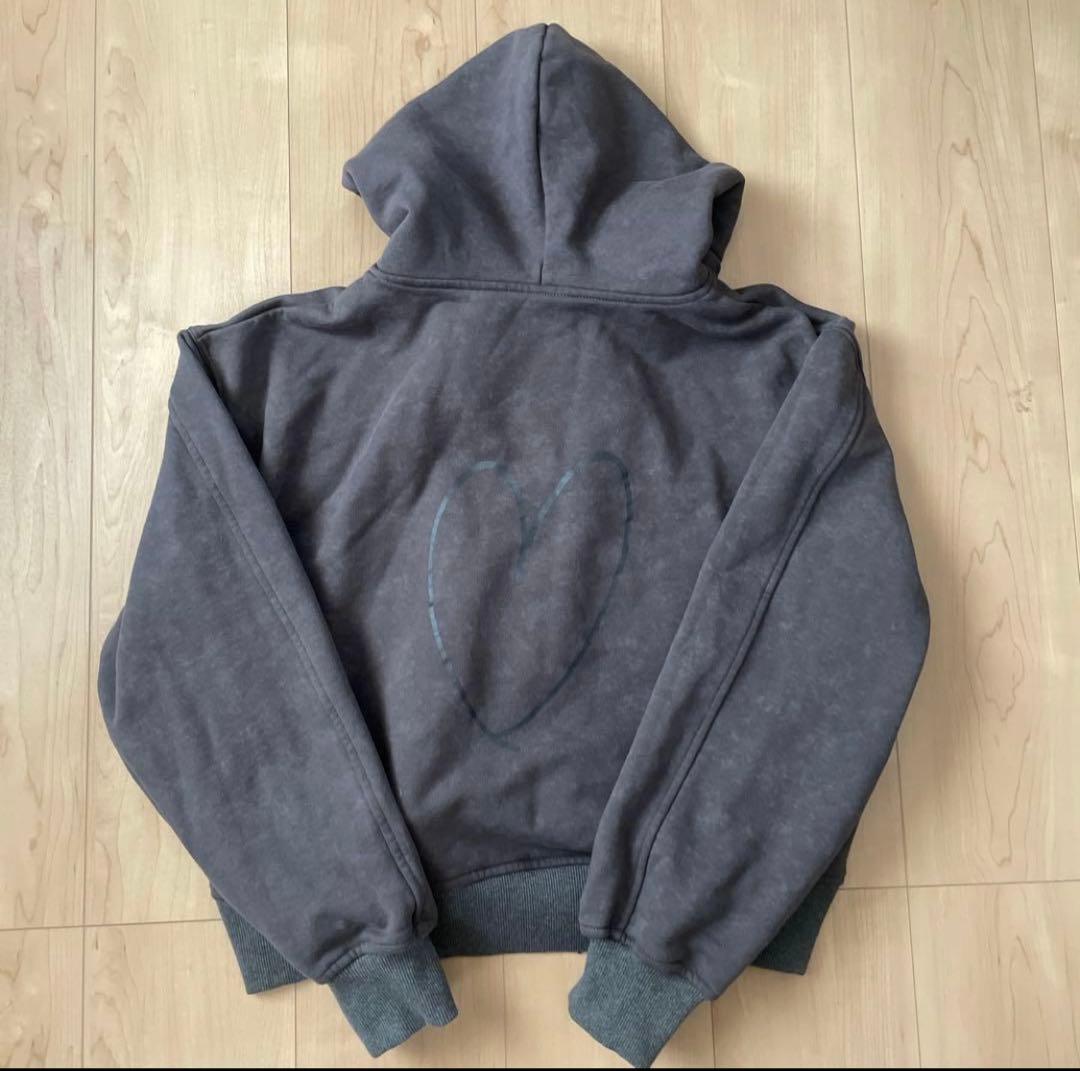 NKNIT ZIP hooded sweatshirt 厚手 ジップ パーカー