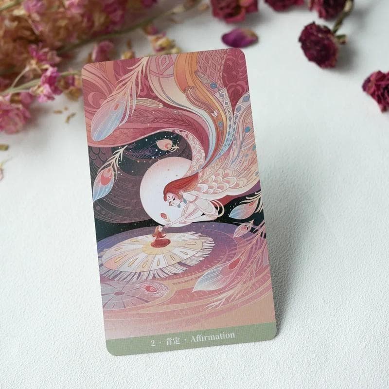 【正規品オラクルカード】希少レアデッキ✨ピンクエッジ✨きらめく言葉のカード