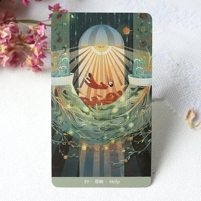 【正規品オラクルカード】希少レアデッキ✨ピンクエッジ✨きらめく言葉のカード