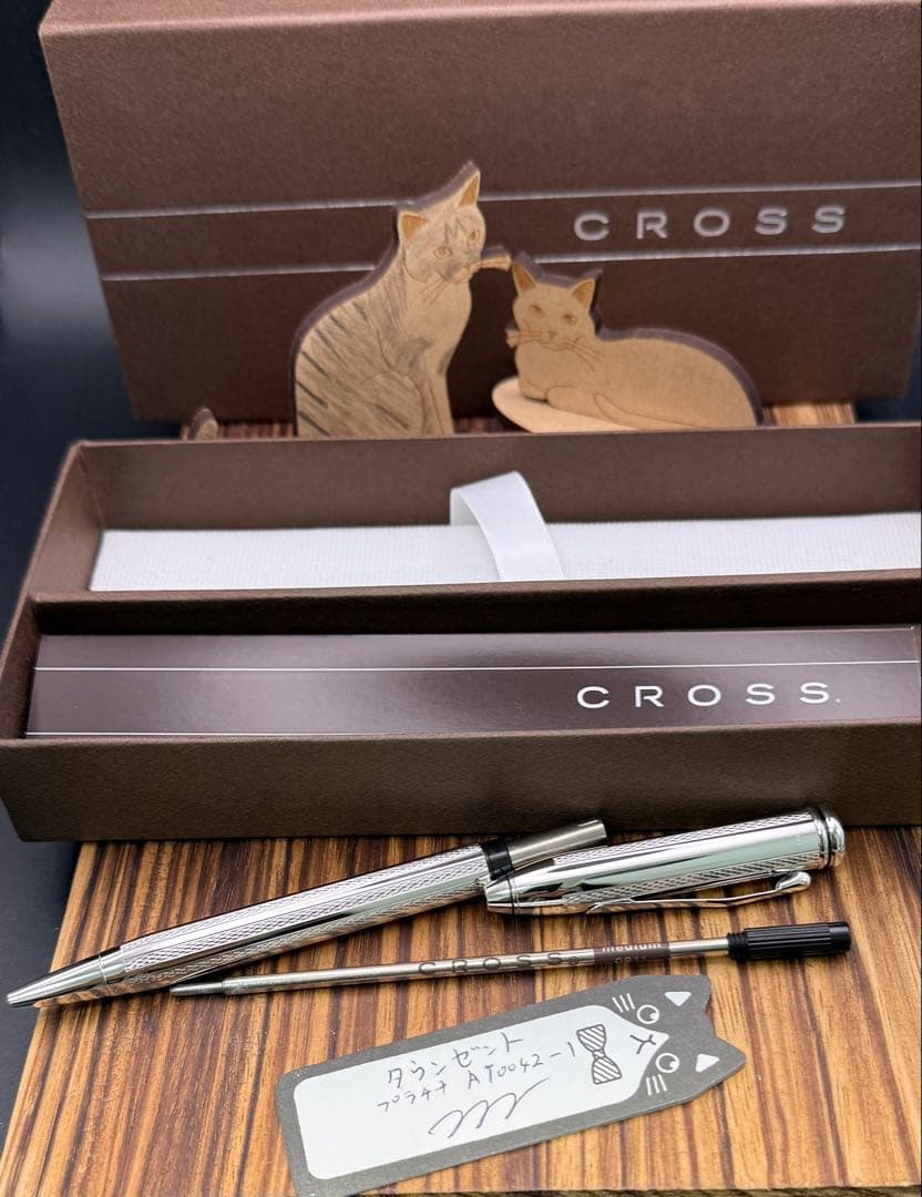 CROSS ボールペン タウンゼント プラチナ AT0042-1 美品