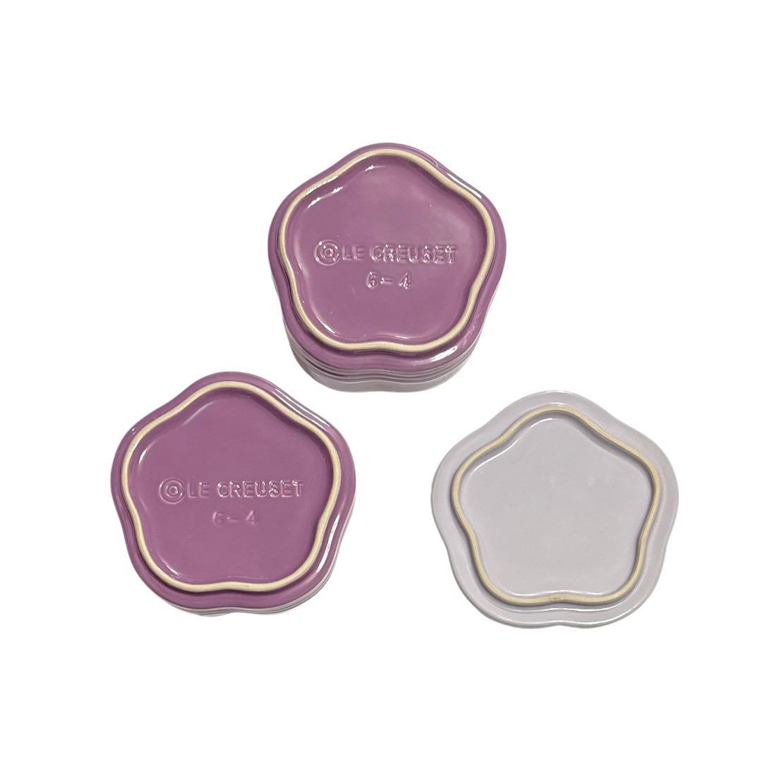 ルクルーゼ　スタッキングラムカン　カトレア　重箱