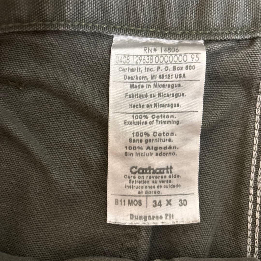 Carhartt B11 M08 ワークパンツ 34x30