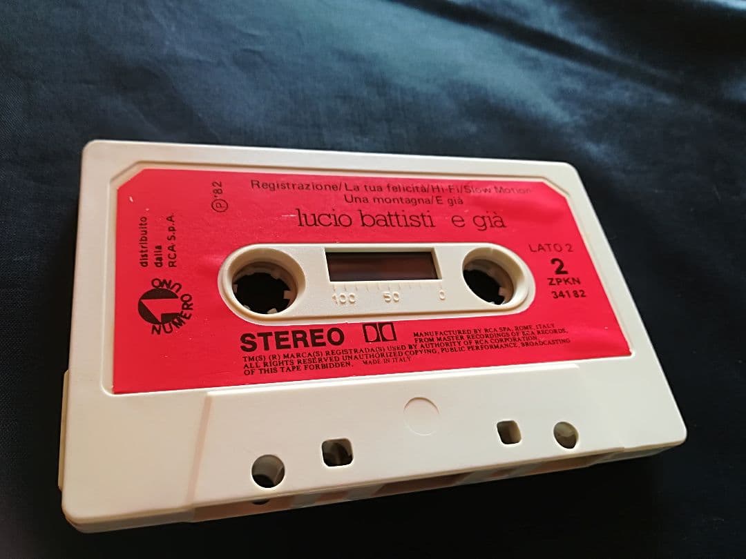 lucio battistiカセットテープセット