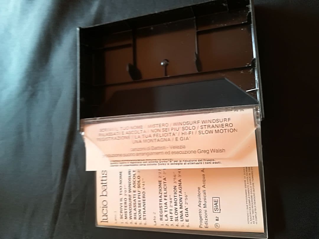 lucio battistiカセットテープセット