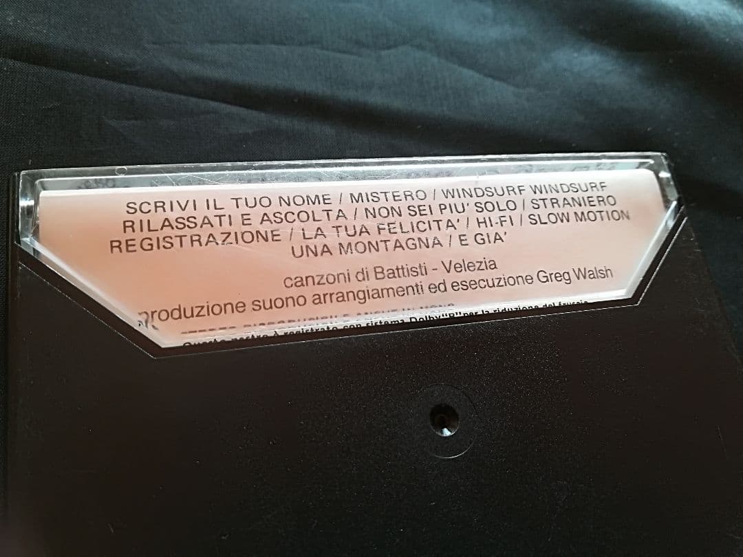 lucio battistiカセットテープセット