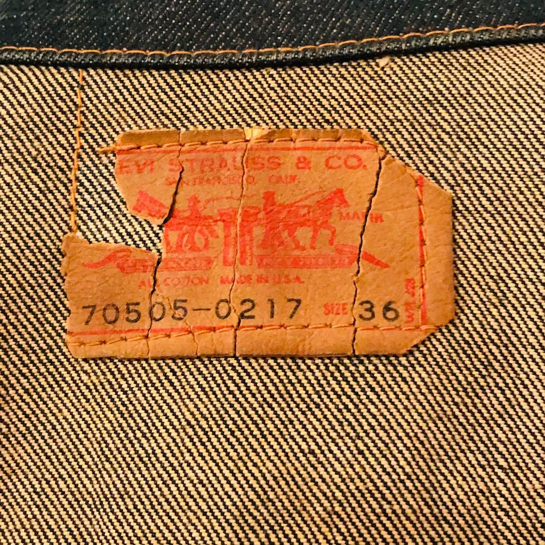 Levi'sデニムジャケット66-67年代70505小パッチモデル【SALE】