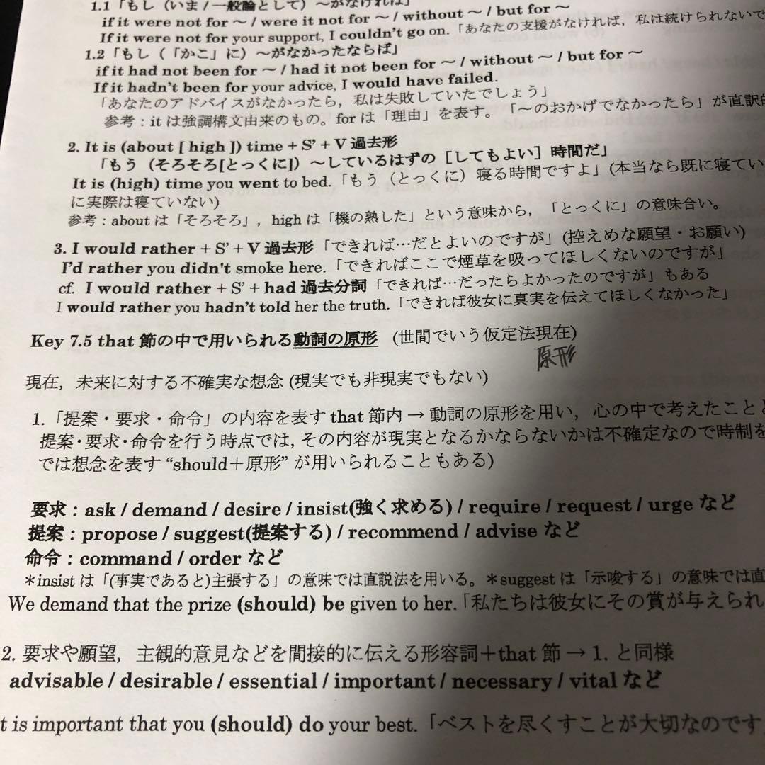 英文法S 駿台前期