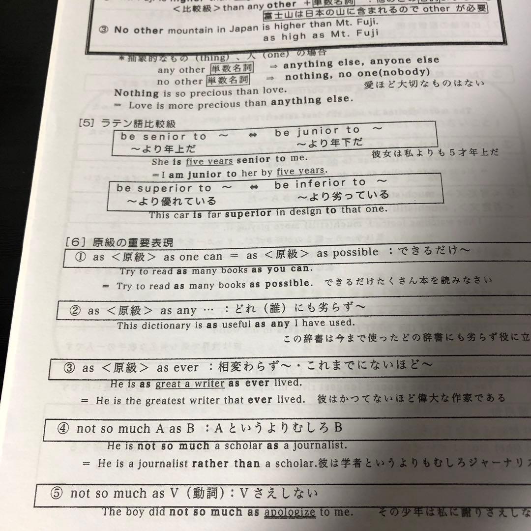 英文法S 駿台前期