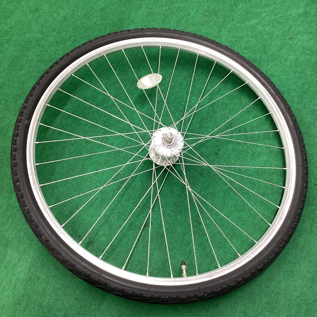 完組ホイール　700x42c　ハブダイナモ　フロント　前　ON　自転車